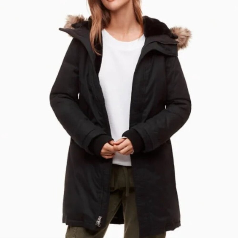 Aritzia Tna Avoriaz Parka – Black – Size(M - Picture 1 of 16